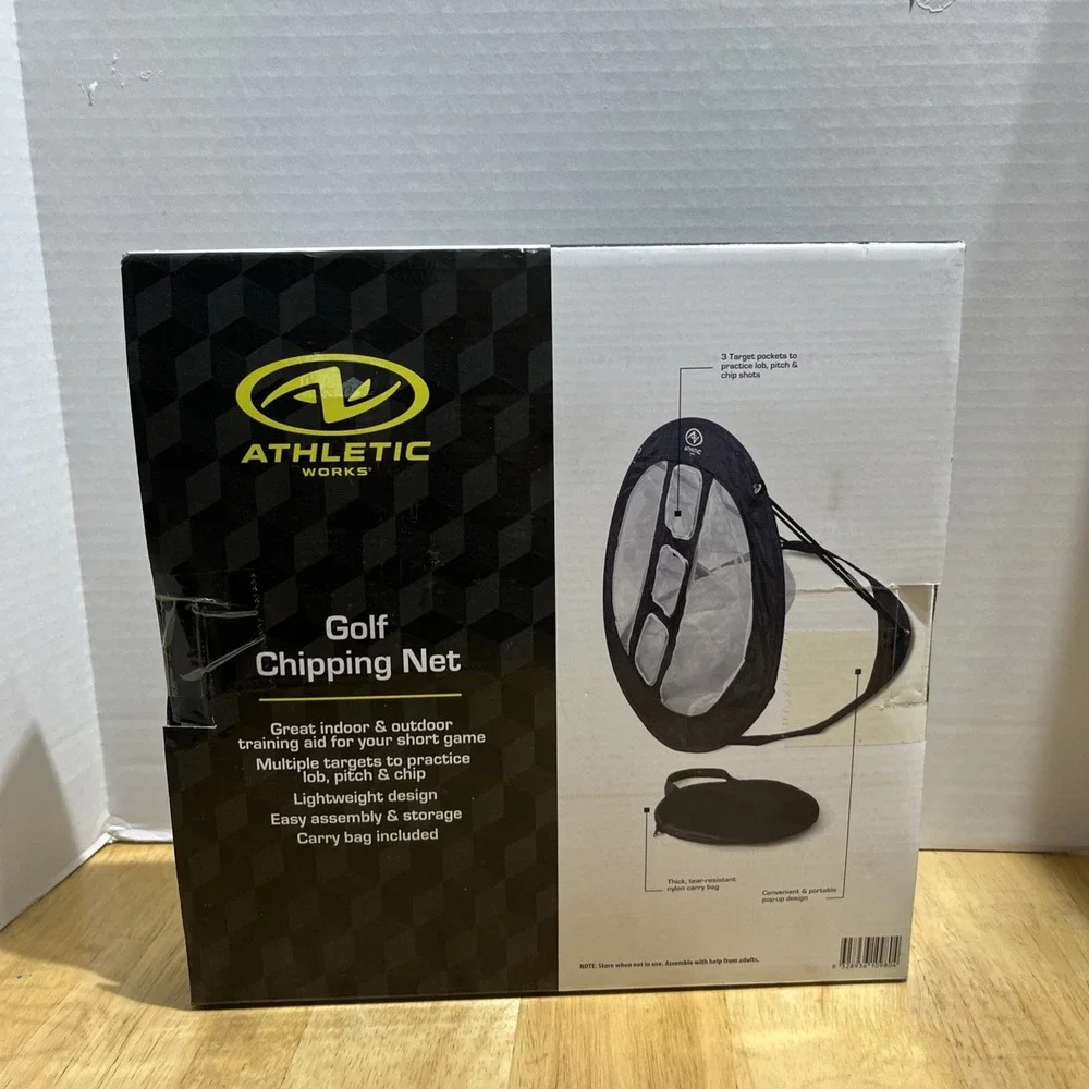 Athletic Works Golf‎ Chipping Net 33 in W x 30 in x 22.5 in H NEW